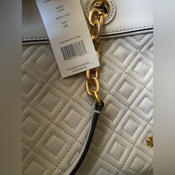 TORY BURCH
Fleming Small Leather Tote. New with tag - Picture 10 of 10